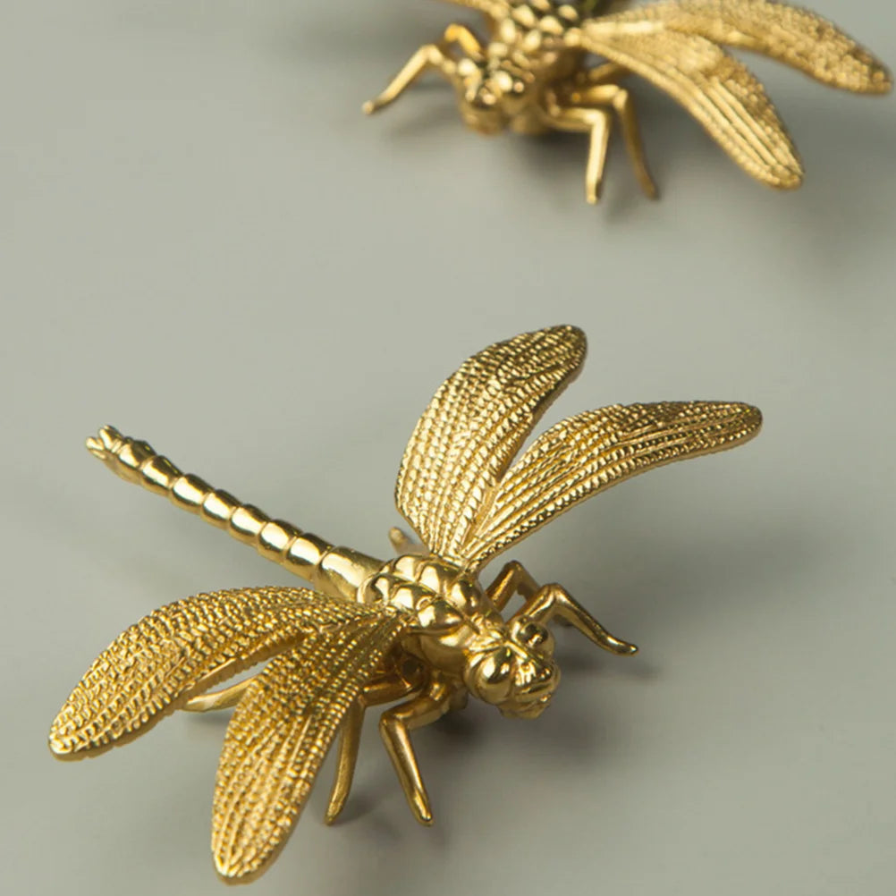 Gold Insects Toys Smooth Surface Sturdy Plastic Material Biology