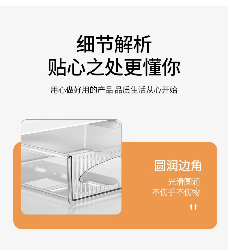 Under Table Hidden Drawer Storage Box with SelfAdhesive Mount Large Capacity Office Desk Organizer for Supplies Files Stationery