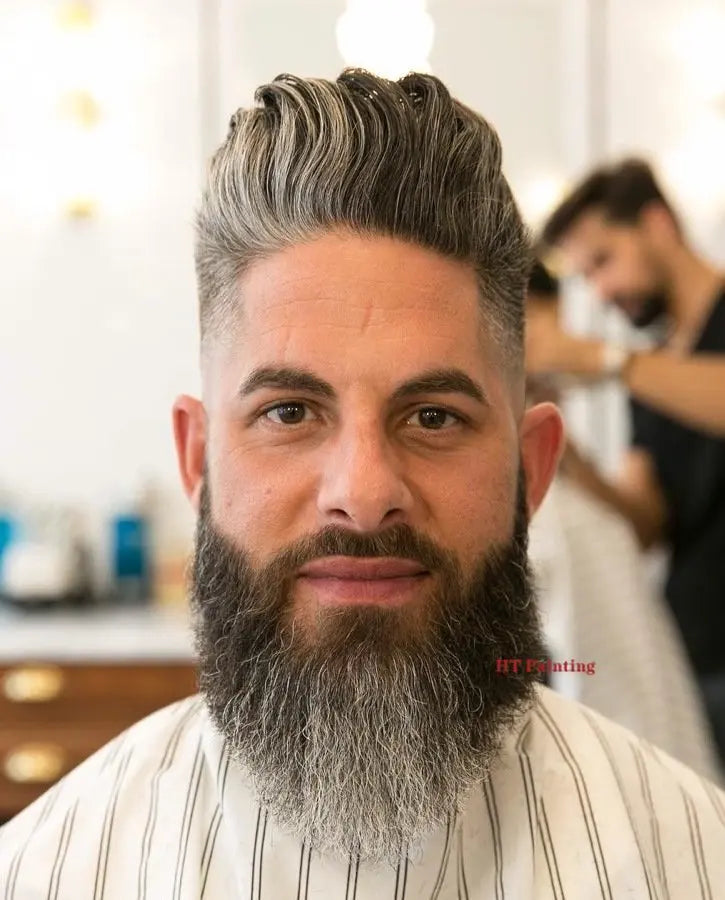 Fashion Man Hairstyle Model Hairdressing Poster Male Hair Design Canvas Painting Wall Pictures Salon Barber Shop Home Decor