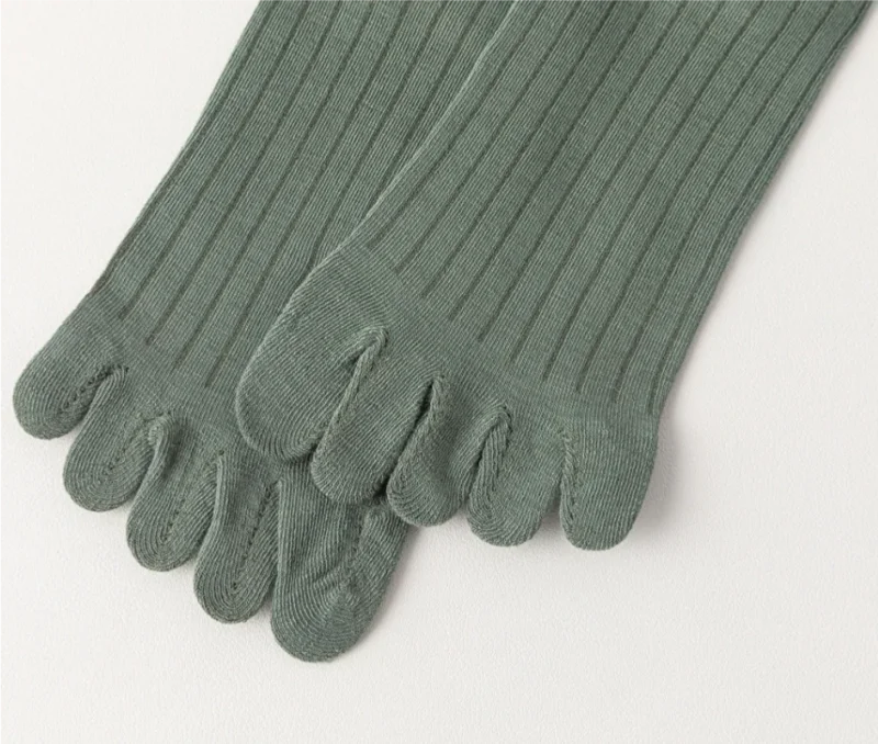 1/3/5 Pairs Mens Five Finger Socks Breathable Ankle Short Socks Thin Cotton Toe Socks with Separate Fingers Fashion Sports Socks