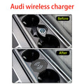 Wireless Charger For Audi A6 A7 S6 S7 C8  2019-2023 Cigarette Lighter Car Charger 15W Car Mobile Phone QI Fast Charging
