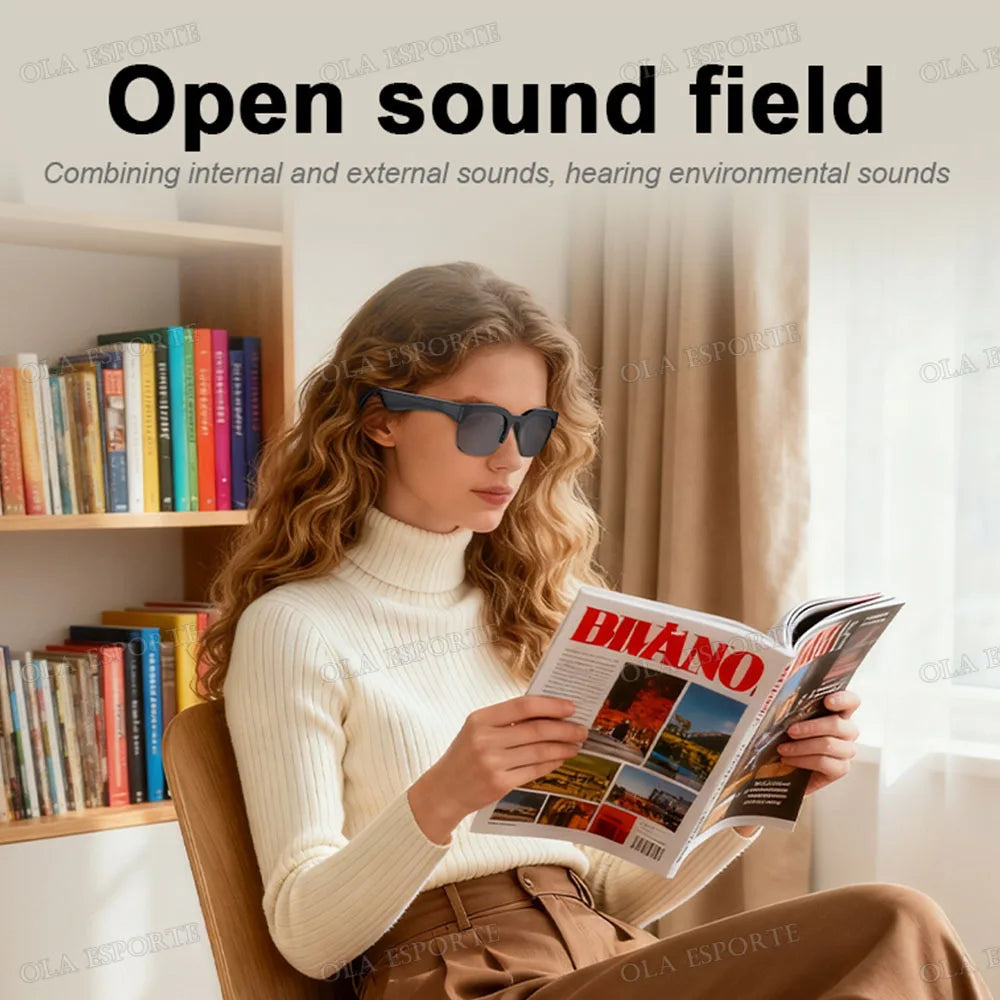 Smart Bluetooth Camera Glasses With Music