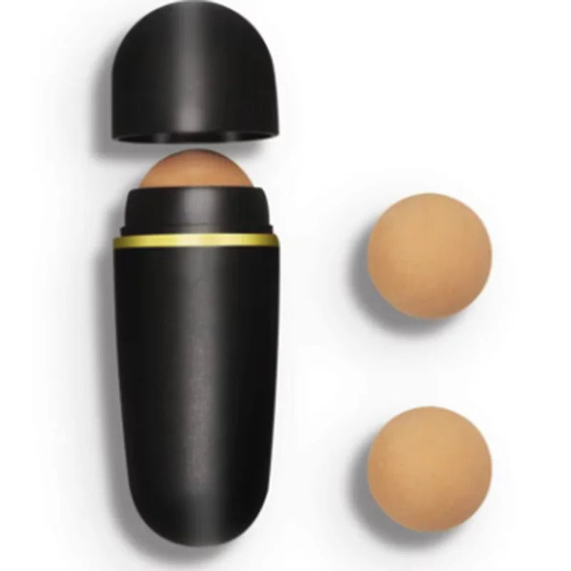 Face Oil Absorbing Roller Natural Volcanic Stone Massage Body Stick Makeup Face Skin Care Tool Facial Pores Cleaning Oil Roller