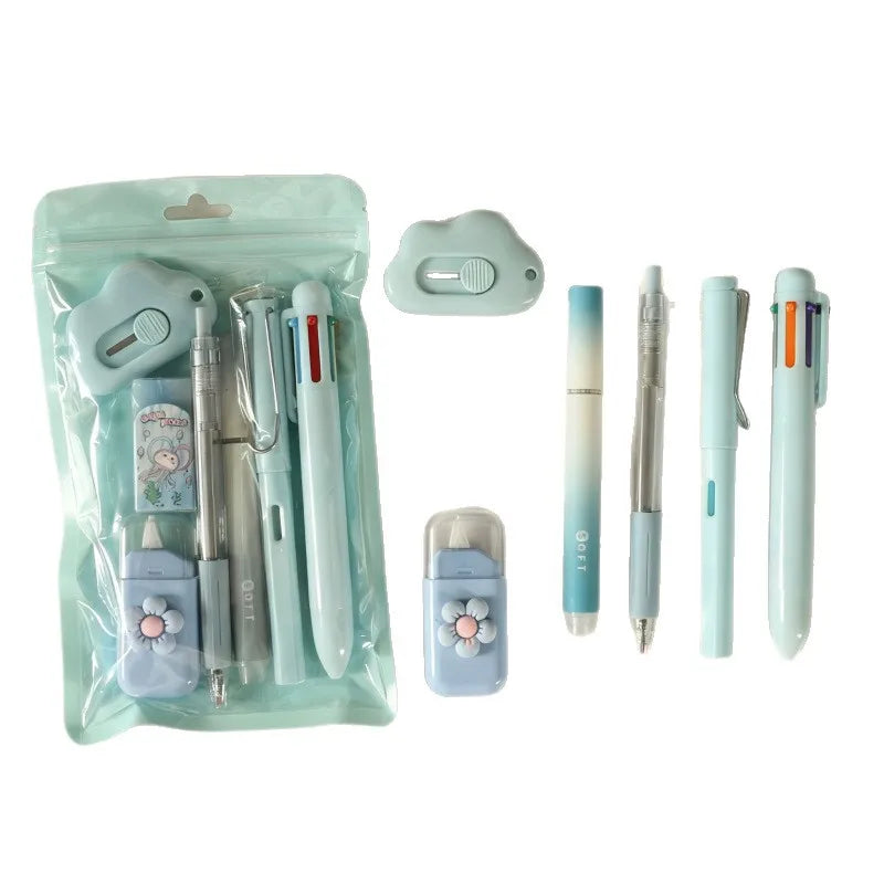 7-Pcs Stationery Set High-Quality Student Graduation Gift Neutral