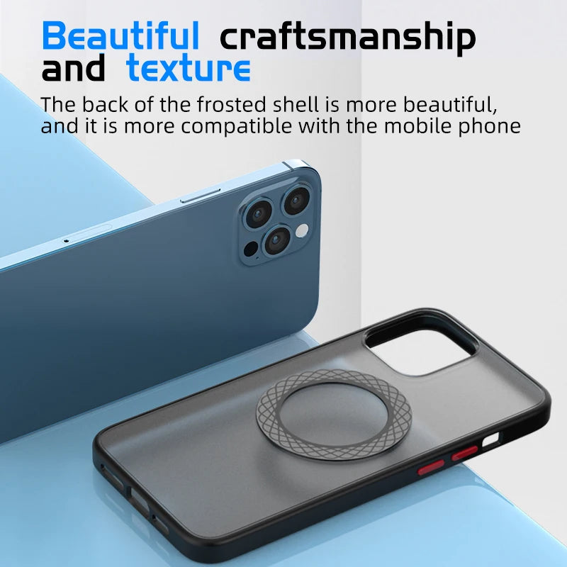 For Magnetic Plate Ring For Magsafe Wireless Charger   Plastic Sheet Sticker Magnet Car Phone Holder For Phone 14 13 12 Xiaomi