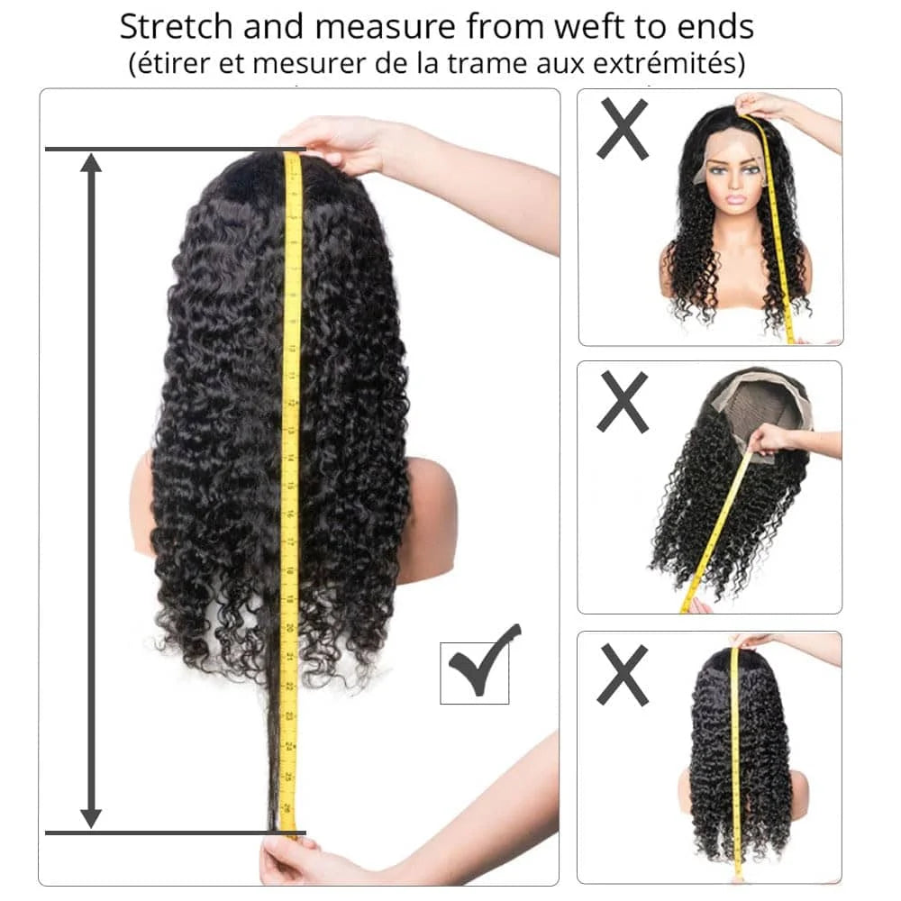 13x4 13x6 HD Lace Frontal Wig Brazilian Virgin Cuticle Aligned Human Hair For Black Women Pre Plucked Baby Hair Natural Hairline Loose Deep Wave Curly Wigs