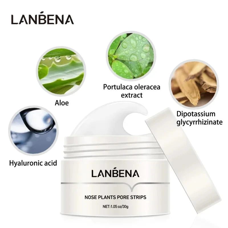 LANBENA Shrink Pore Essence 15ml Blackhead Nasal Black Mask Peeling Acne Treatment Face Serum Moisturizing Firming Skin Care