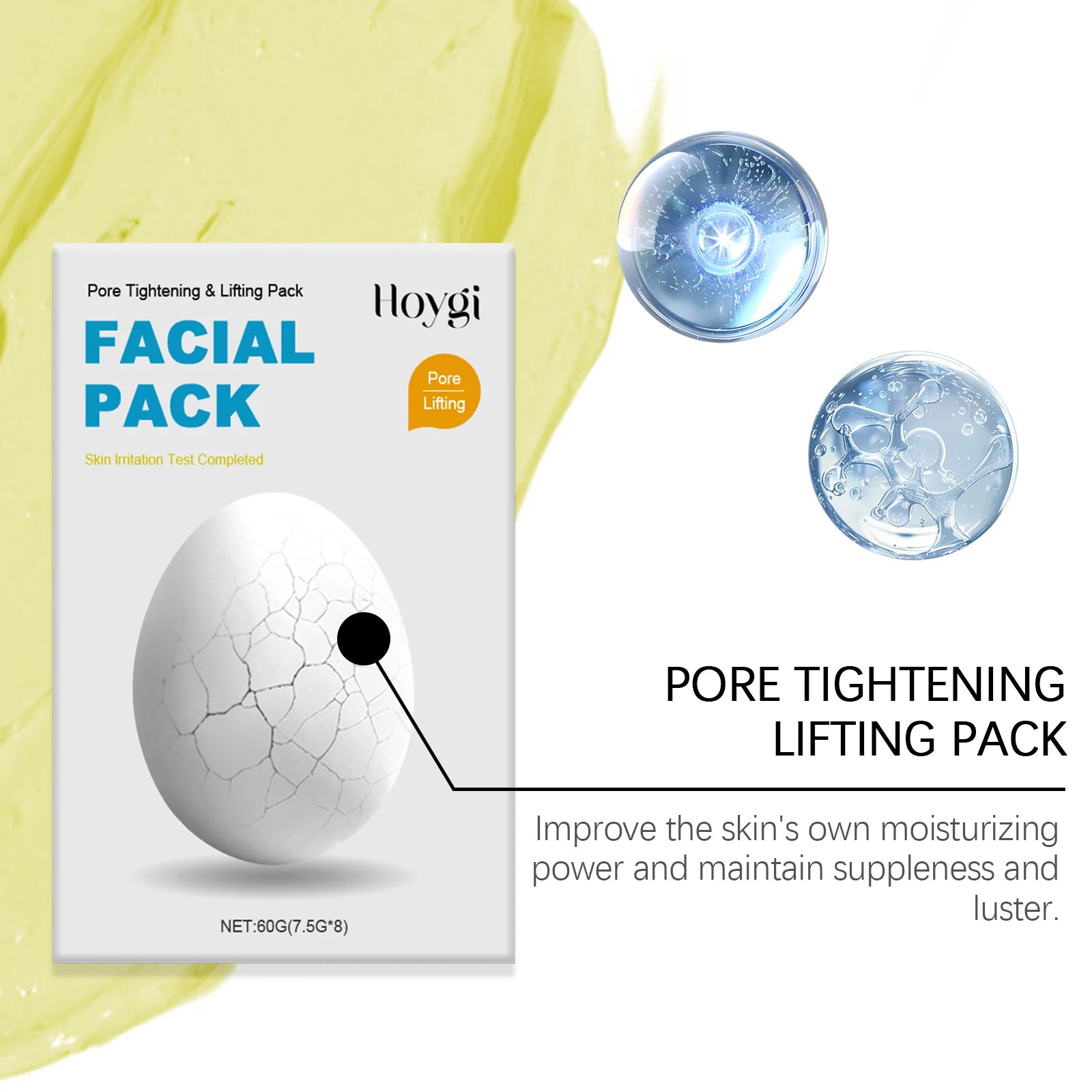 Hoygi 2025 New Zombie Facial Mask Skin Care Wash Off Face Mask Hydrating Skincare For Smooth Repair Pore Tightening Lifting