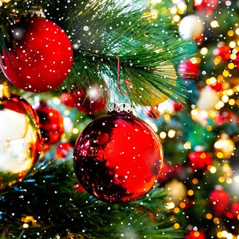 100Pcs Christmas Ornament Metal S-Shaped Hooks Holders Tree Ball Pendant Hanging Decoration for Home Navidad New Year