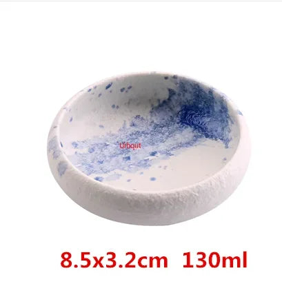 Ceramic Seasoning dish Japanese snack dish soy sushi sauce dish gravy Sauce Vinegar Jam Dishes Kitchen Small Plate Tableware