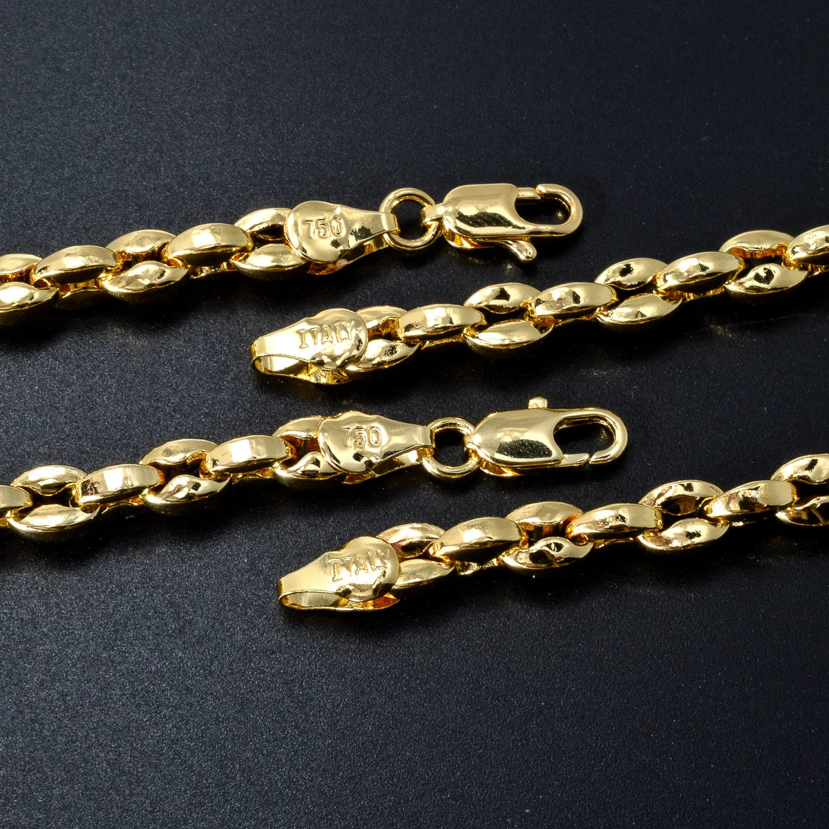 Hot Selling Ltalian 750 Men's and Women's Necklace 18k