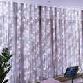 Solar LED Curtain Light Outdoor Garland Solar Fairy String