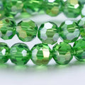3 4 6 8mm Round Crystal Beads Faceted Colorful
