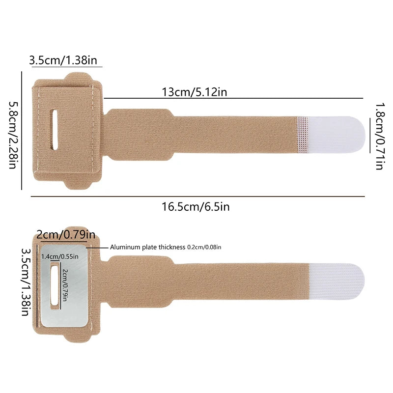 Hammer Toe Straightener Toe Splints Bandages For Correcting Hammertoe Crooked & Overlapping Toes Protector