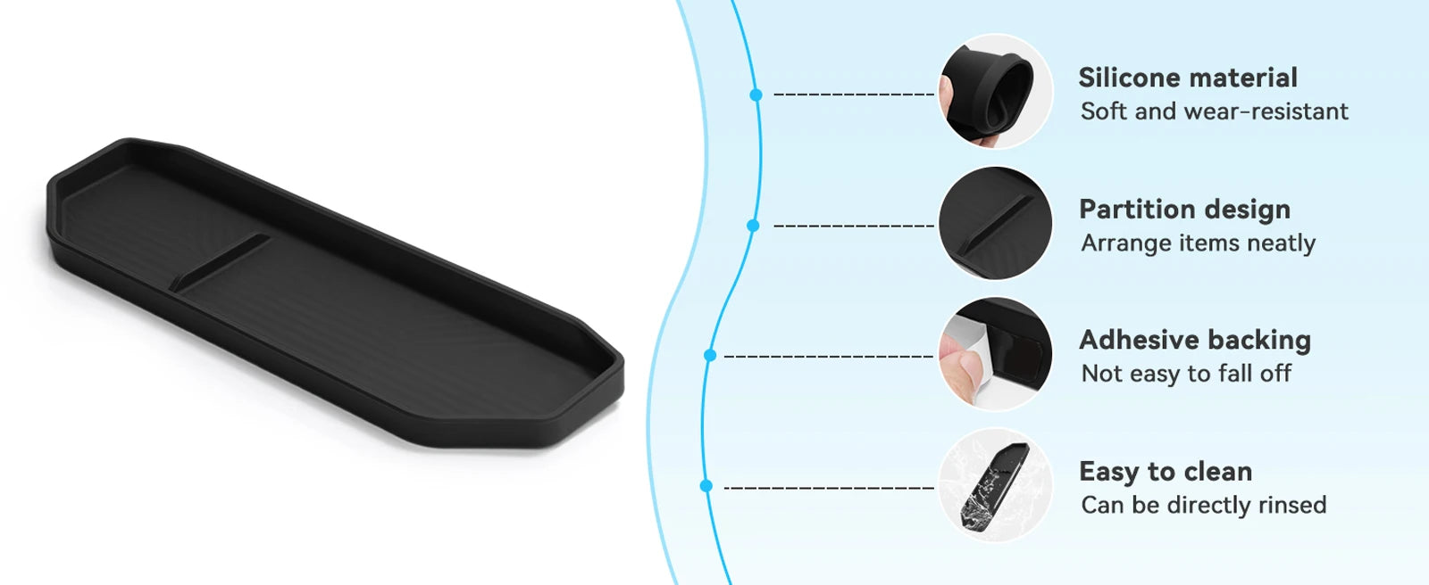 Car Armrest Storage Box Lower Center Console Organizer Cup Holder Storage Box Wireless Charger Panel Mat For KIA EV9 2024 2025
