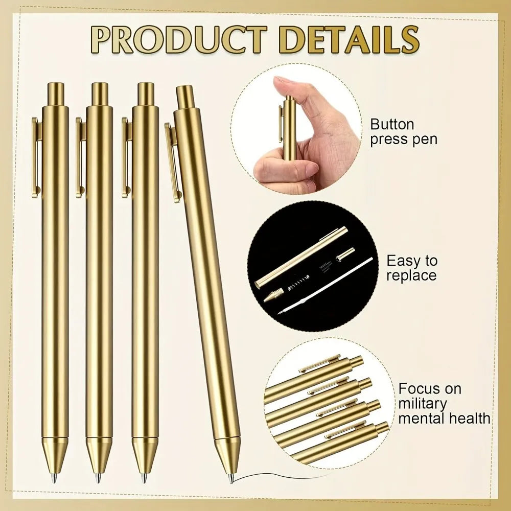 Custom 40pcs Luxury Ballpoint Pen Set with Black Gift