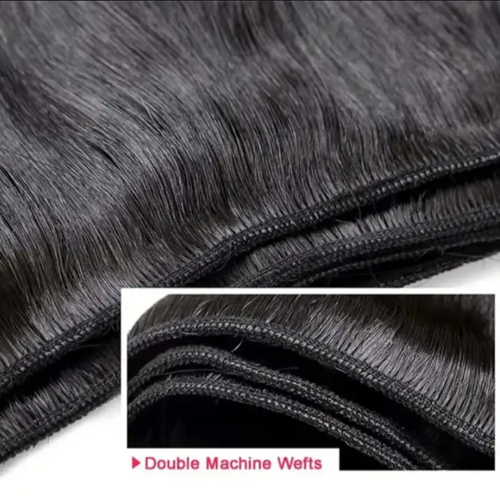 40 42 Inch Long Straight Human Hair Bundles Natural Brazilian