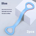 [J] 2Pcs 8-shaped Fitness Resistance Band Sports Workout Elastic