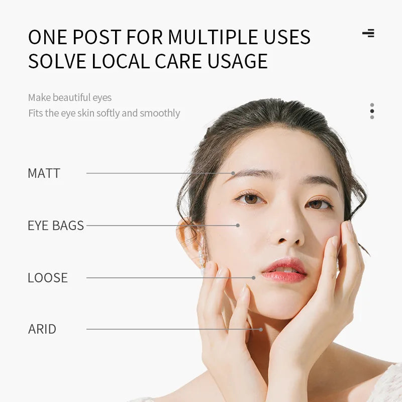 10 Pairs SADOER Crystal Collagen Eye Mask Anti Wrinkle Dark Circles Removal Eyes Bags Moisturizing Eye Patches Skin Care