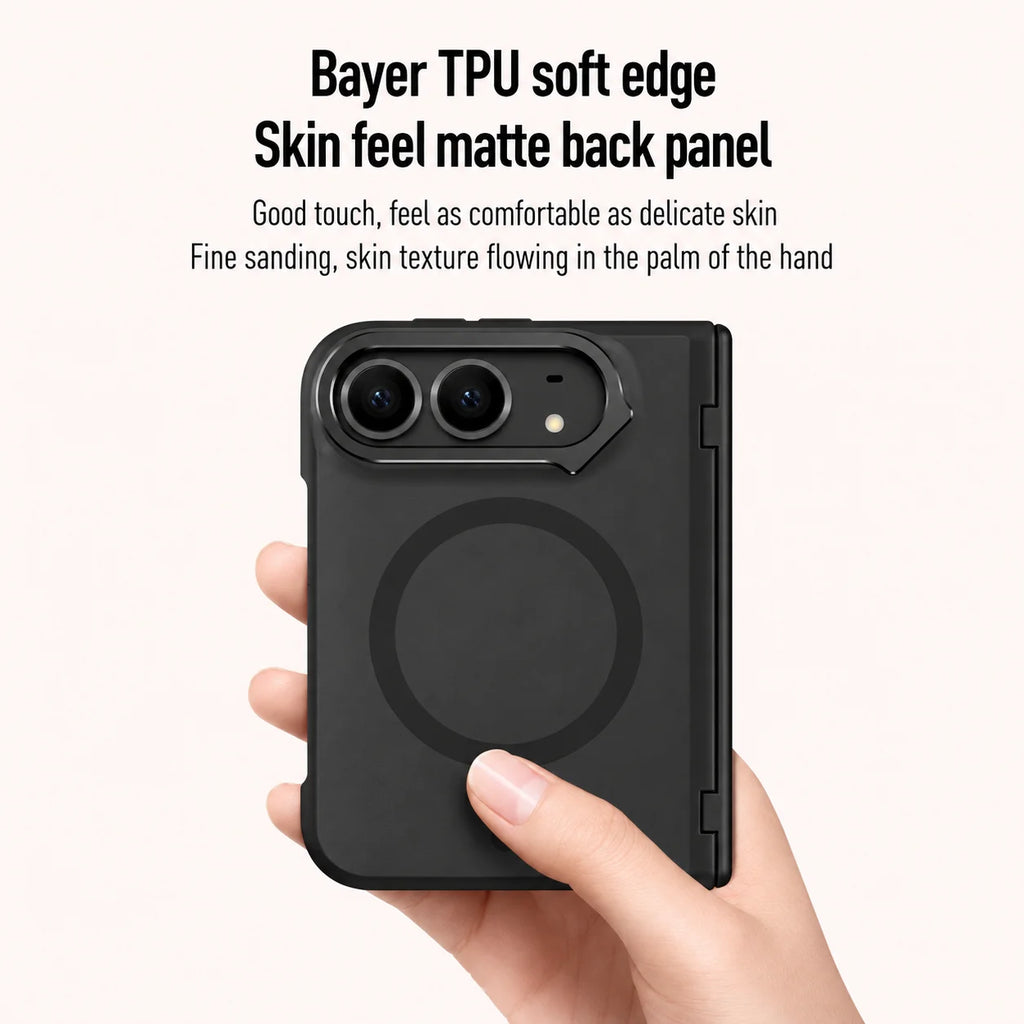Cell Phone Accessories Privacy Glass Film Magneitc Hinge Case