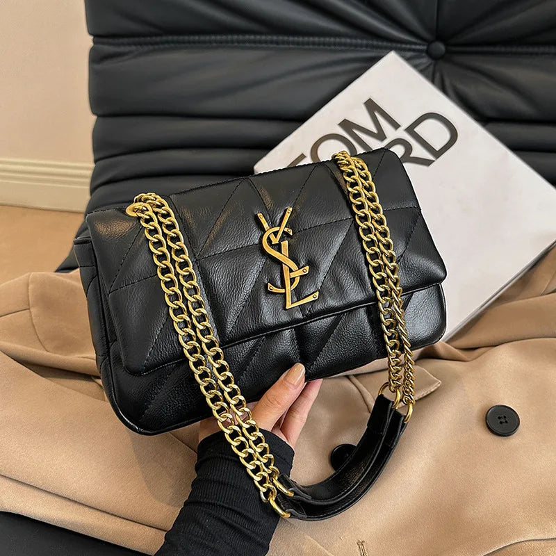 Women's Genuine Leather Mini Square Bag