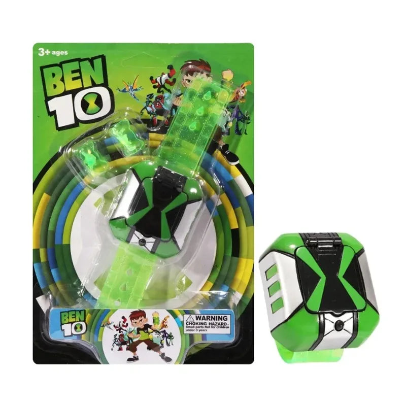 Anime Ben10 Figures Omnitrix Ben Tennyson Projection Sounds Lights