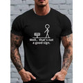 Mens Meme T Shirt Funny Black Humor Letter Print