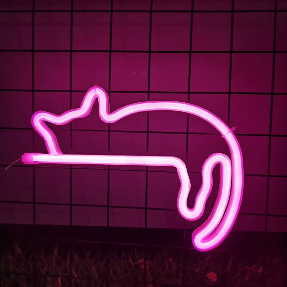 Cute Cat Wall LED Neon Sign Light For Party Gallery Pub Club Bar Pet Shop door Decoration Gifts