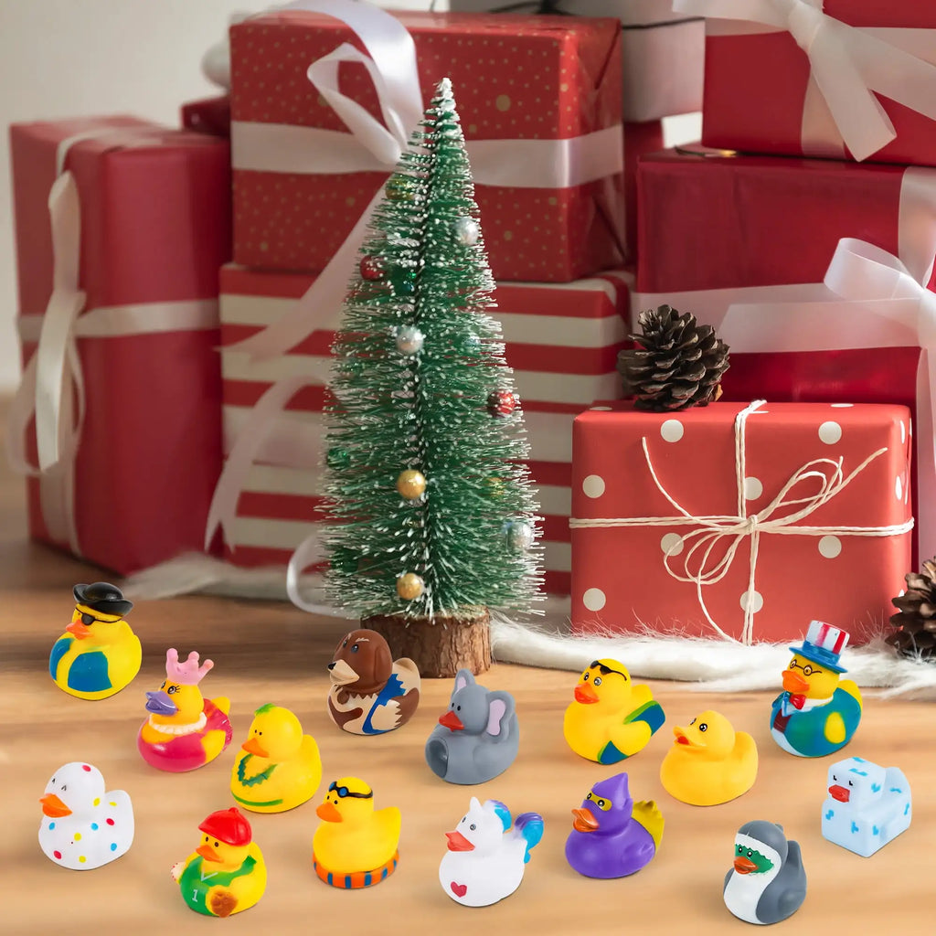 Assorted Mini Rubber Duck Bath Toys