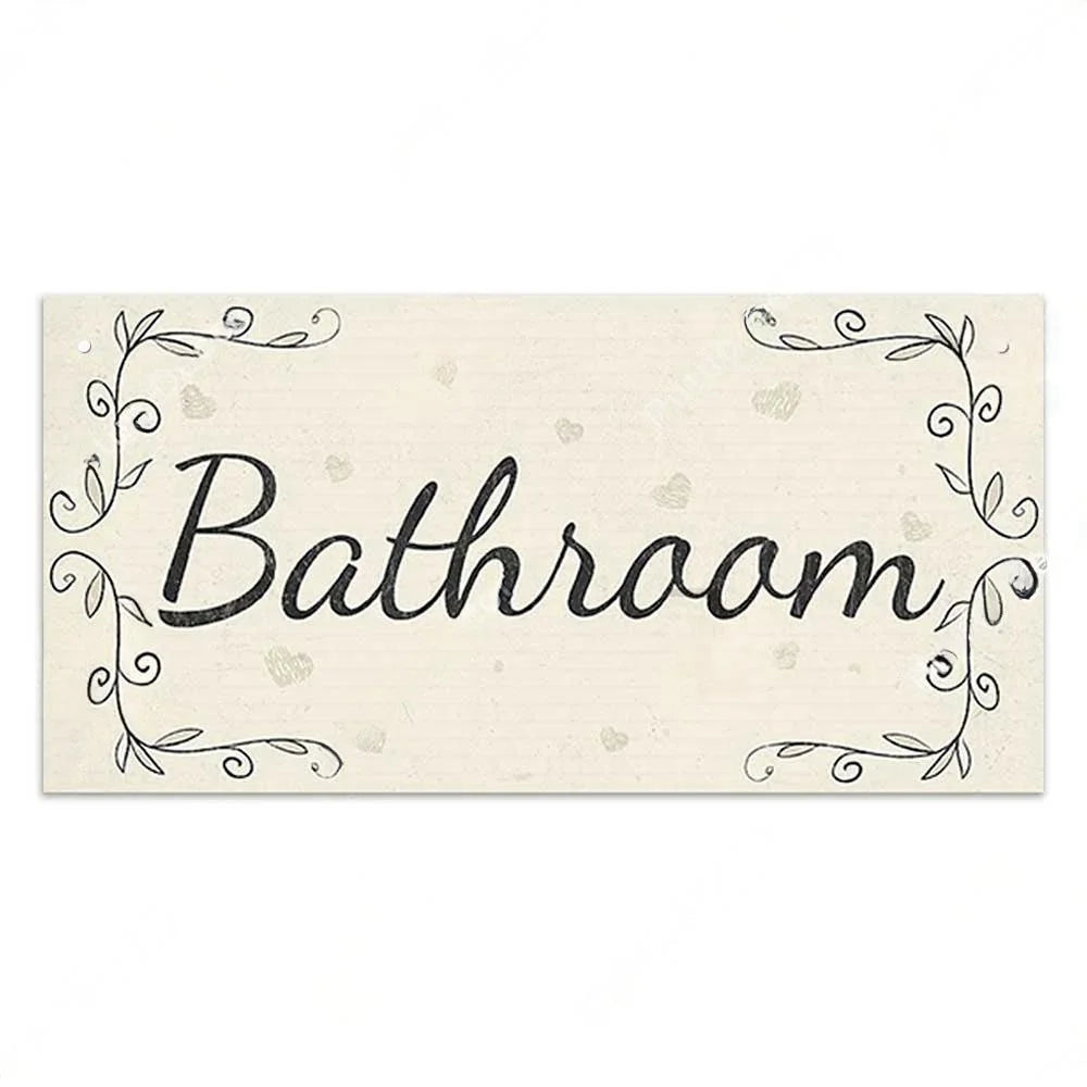 Home decor Toilet Signs Wooden Hanging Plaque Decorative Plaque for Toilet Door Hanging Sign Wood In Bar Pub Beach decor