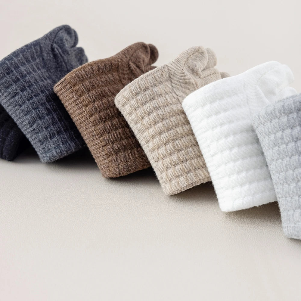 3 Pairs Five Finger Socks Men Anti-slip Sports Athletic Crew Socks Men High Quality Cotton Toe Socks Basketball Middle Tube