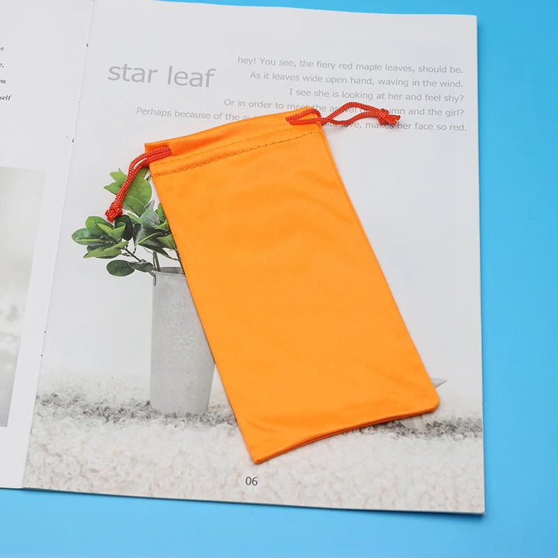 Microfiber Eyeglasses Bag Sun Bag Portable Cloth Bag Sunglasses Sunglasses Bag Simple Loading Glasses Storage Bag