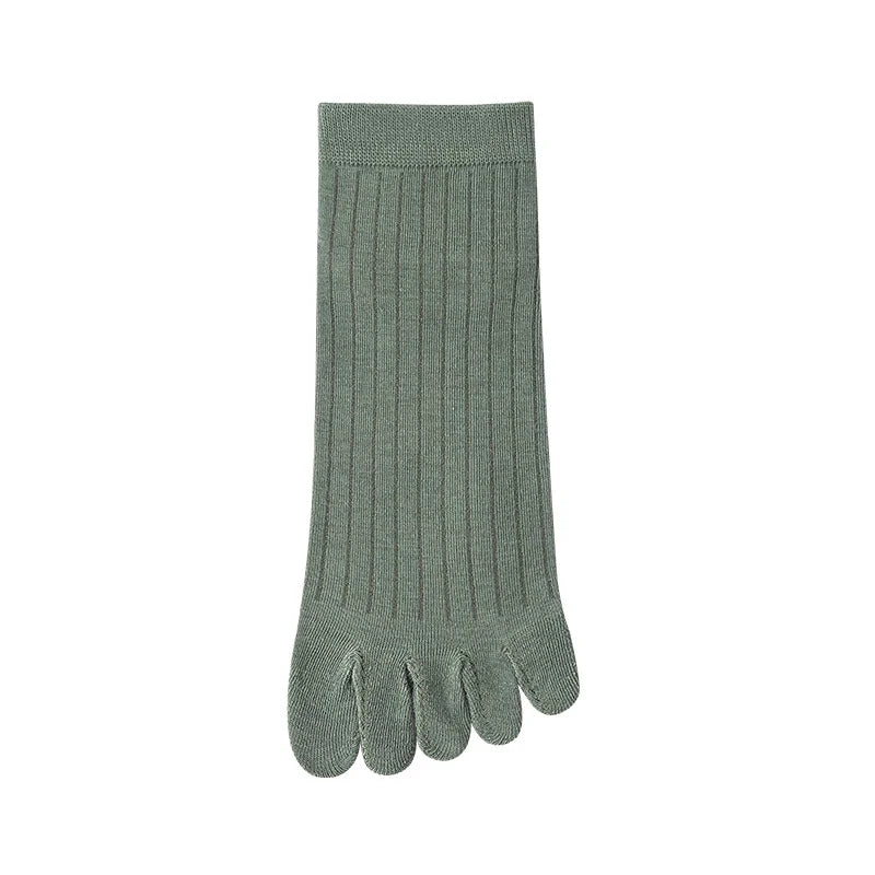 1/3/5 Pairs Mens Five Finger Socks Breathable Ankle Short Socks Thin Cotton Toe Socks with Separate Fingers Fashion Sports Socks