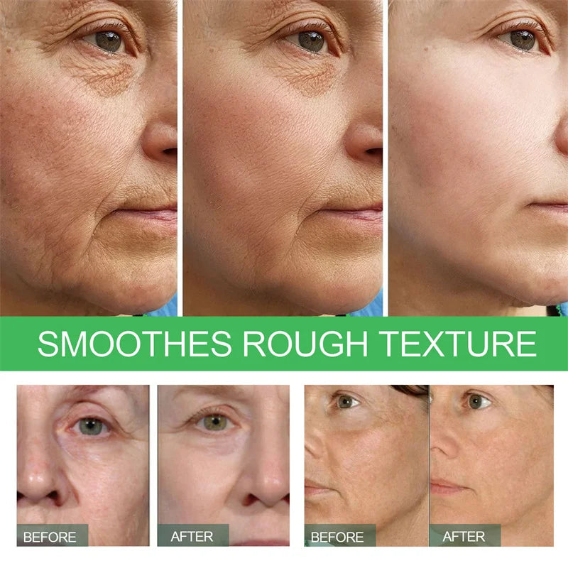 Instant Wrinkle Remover Face Serum Lifting Firming Fade Fine Lines Anti-aging Essence Whitening Brighten Nourish Skin Care