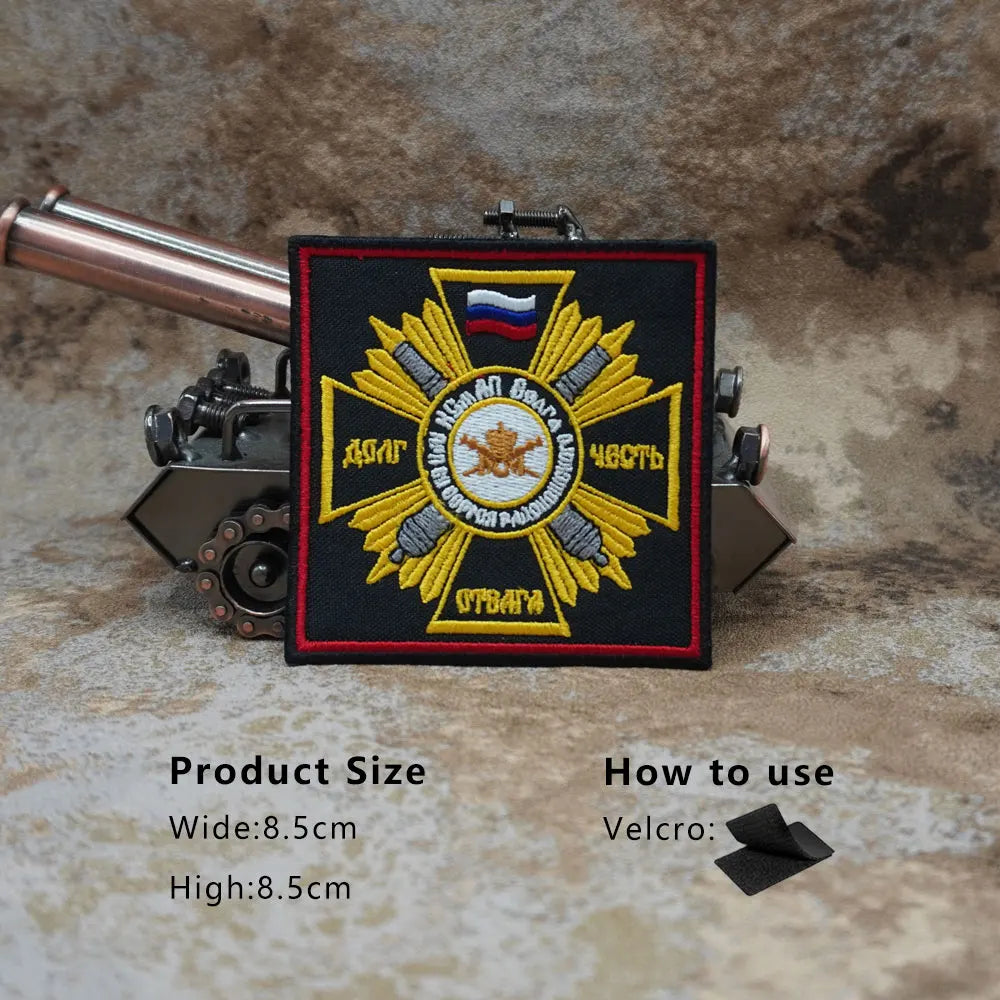 Добровольческий корпус,tactical embroidery patches,exquisite and high-quality,used for cloth,back with hook