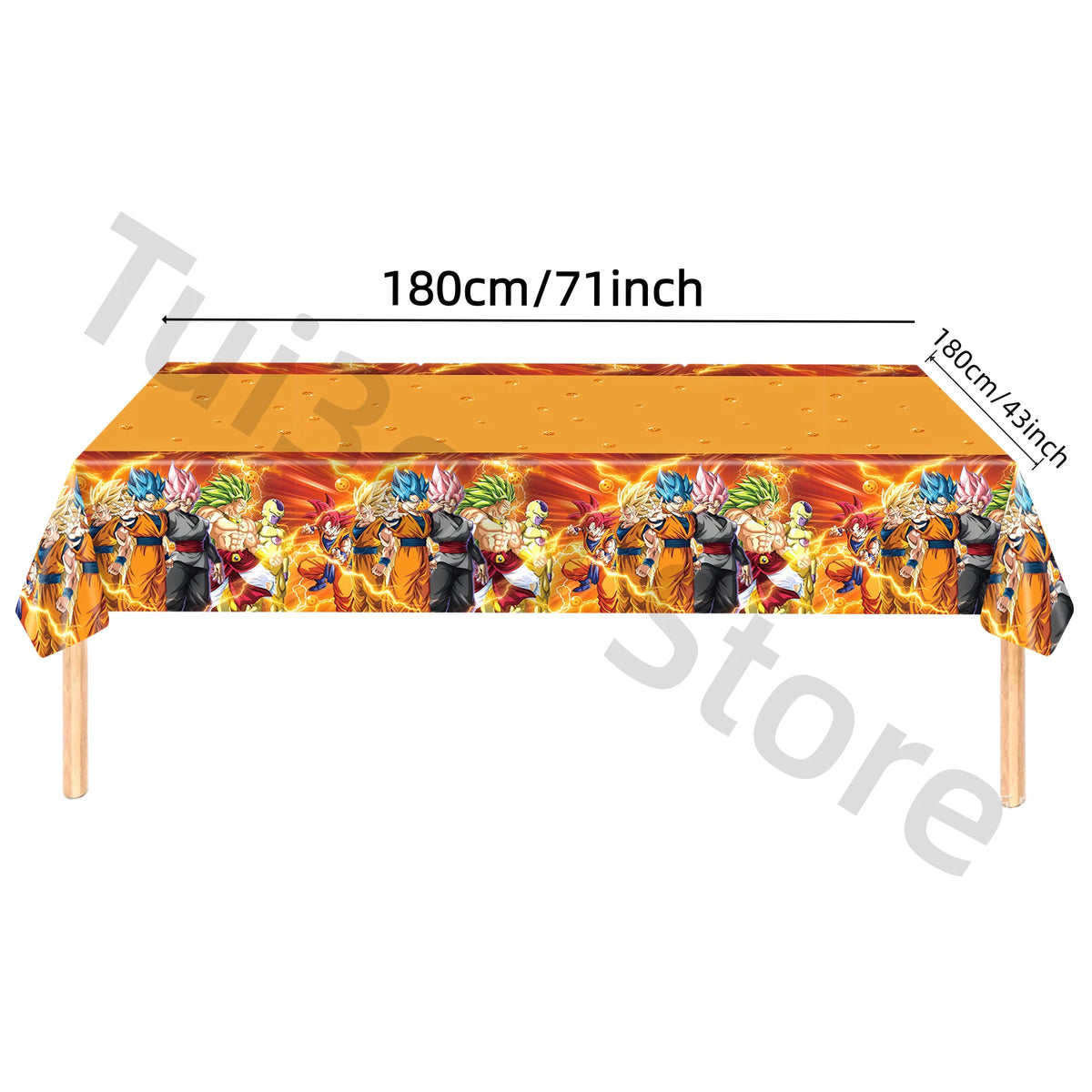 Anime Dragon Ball Themed Birthday Party Supplies Son Goku