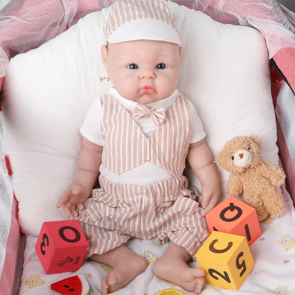 IVITA WB1525 47cm 3298g Silicone Reborn Baby Doll Realistic