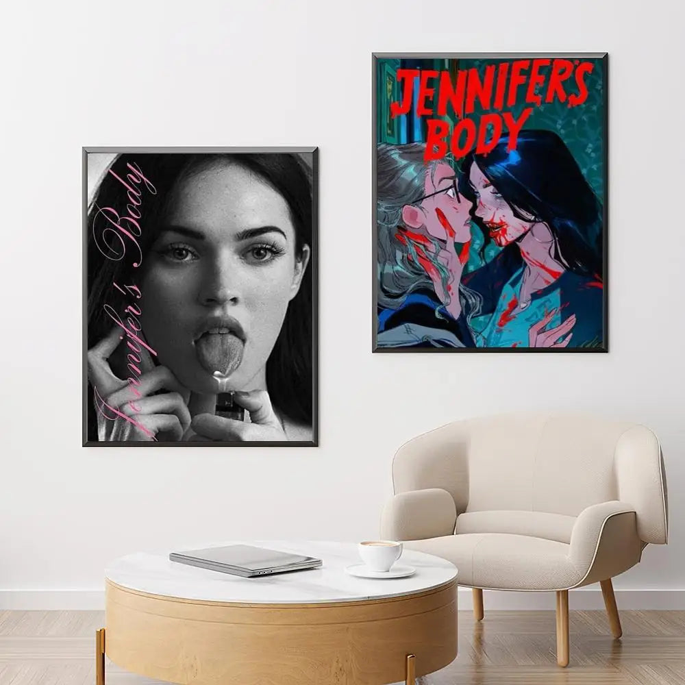 Pop Movie Jennifer Body Poster Versatile HD Waterproof Wall Art Self-Adhesive Decor for Any Space Ideal Gift