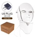 7 Colors Light LED Face Neck Beauty Mask Photon Red Light Facial