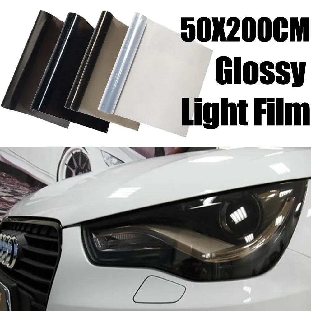 50cmx200cm Car Headlight Tint Film Smoke Fog Light Vinyl
