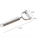 1 Pack Of Stainless Steel Peeler Kitchen Multifunctional Vegetable Cutter Fruit And Vegetable Tools Potato Carrot Melon Grater