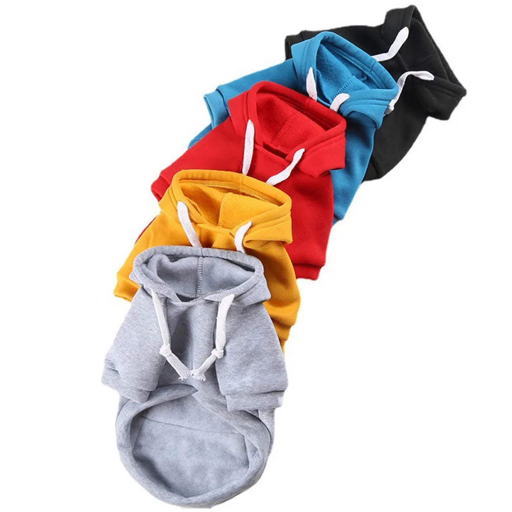 Sport Dog Hoodies for Medium and Large Dogs Warm Fleece Dog Sweatshirt with Hooded and Pocket Big Dog Clothes Winter Pet Outfits