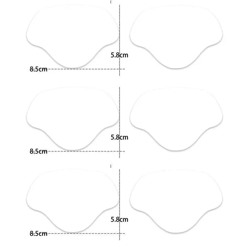Heel Repair Patches Anti-Wear Heels Protectors Self-Adhesive Heels Pads Suitable for a variety of shoes 6Pcs/18Pcs