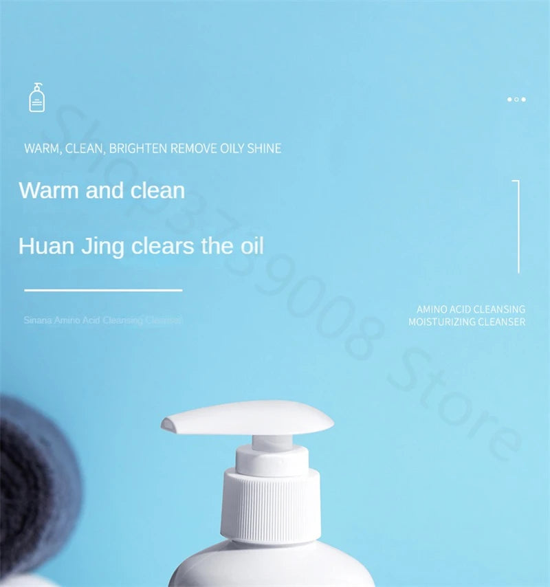 Amino Acid Facial Cleanser Deep Cleansing Moisturizing Oil Control Cleaner Mild Cleansing Gel Skin Care Face Washing Products