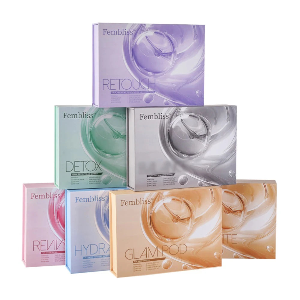 CO2 Pod Kit CO2 Pods For Bubble Facial Machine Facial Spa CO2 Capsule For Aqua Facial Beauty Machine CO2 Serum Gel Skin Care