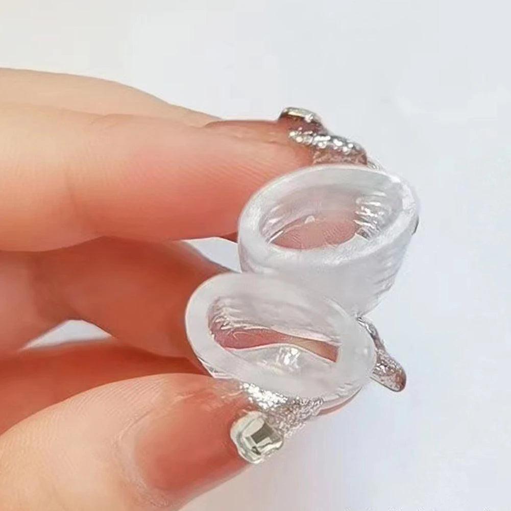 Toe Covers Breathable Silicon Resin Toe Caps Cover Protectors Elasticity Relief Pain Anti-Friction Sweatproof for Mne Women