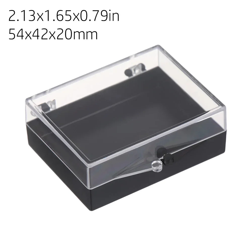 1pc Small Plastic Home Items Sundries Organizer Case Transparent Storage Box Jewelry Beads Container Fishing Tools Storage Box