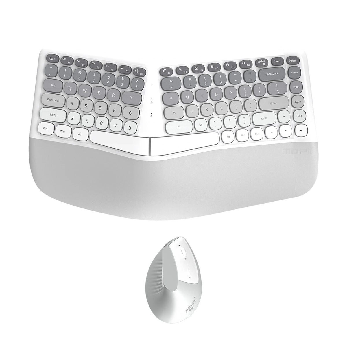 MOFii 1 Set Ergonomic Wireless Keyboard and Mouse Combo