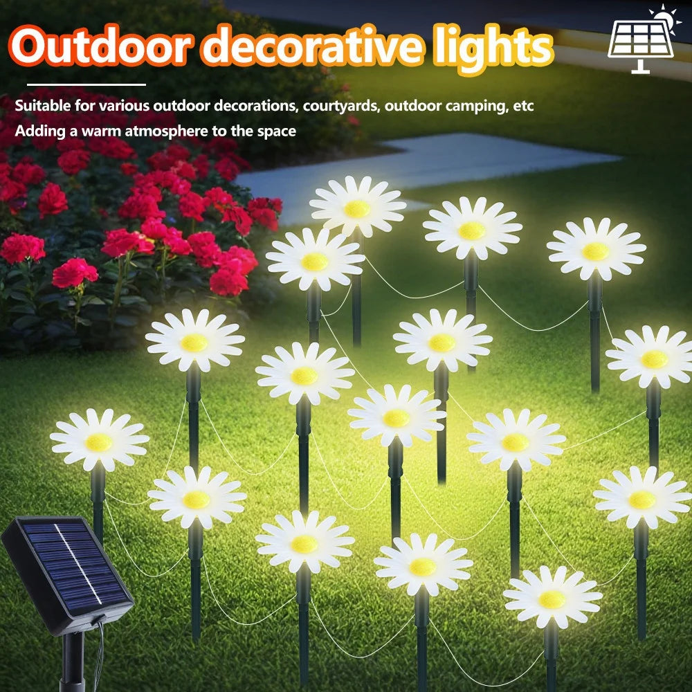 Solar Outdoor Garden Lawn Pilot Leds Light Waterproof Courtyard