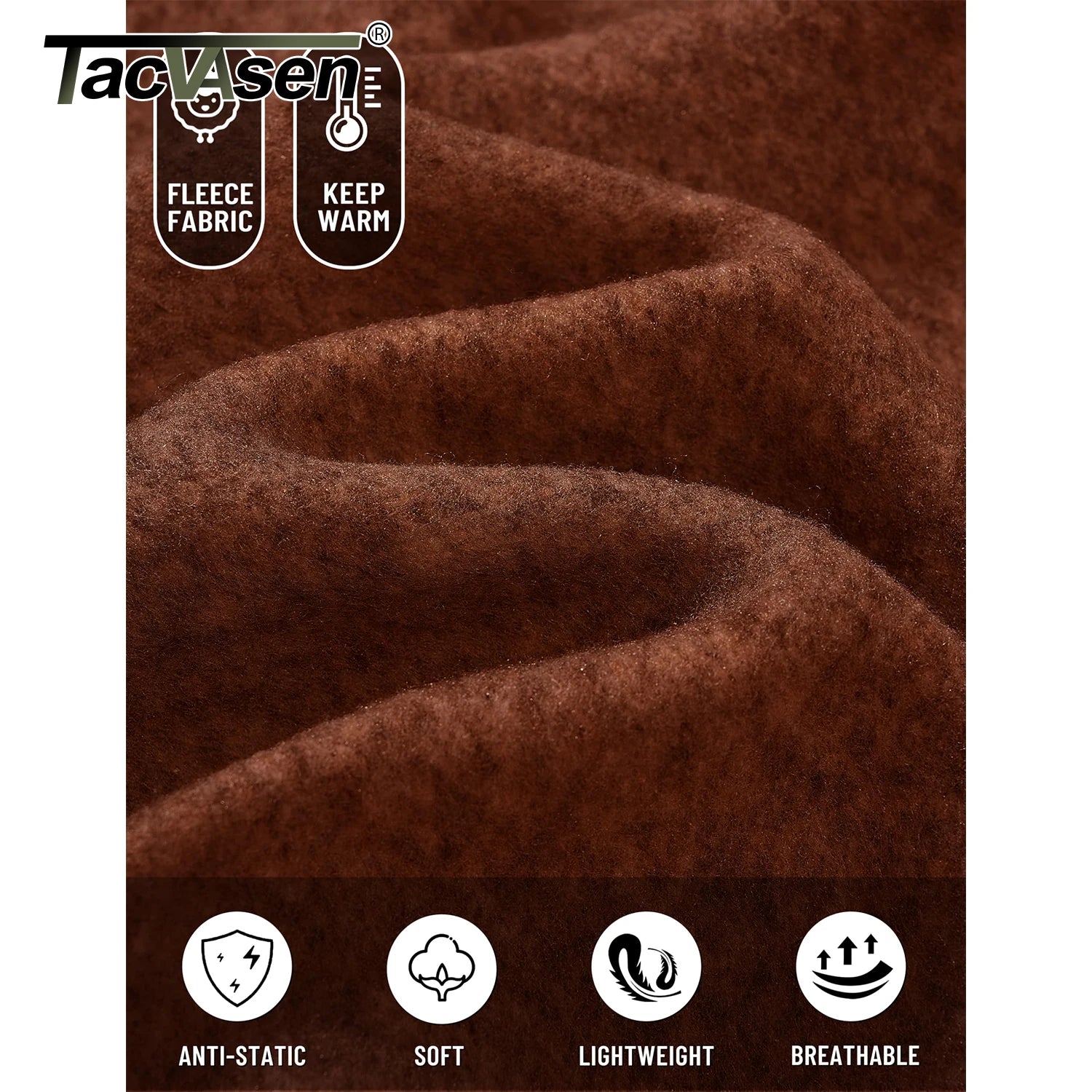TACVASEN Men's Quarter Zip Pullover Long Sleeve Thermal Fleece Sweater Lightweight Casual Golf Sweatshirt with Zipper Pocket